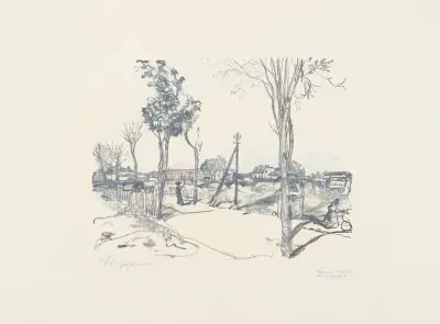 Berlins förstad vid Zehlendorf (Utanför Berlin) av Rudolf Grossmann