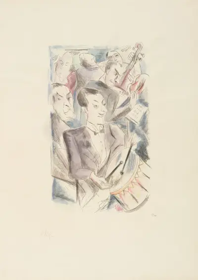 Jazz-Band (Cocain, 3) av Rudolf Grossmann