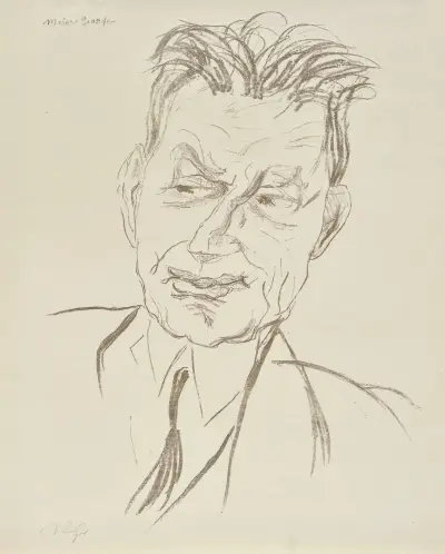 Julius Meier-Graefe, 1925 av Rudolf Grossmann