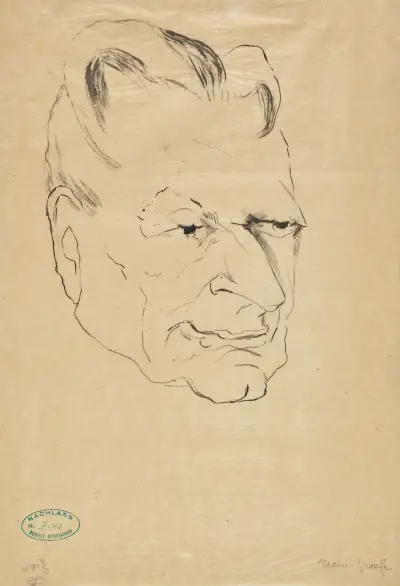 Julius Meier-Graefe, 1920 av Rudolf Grossmann