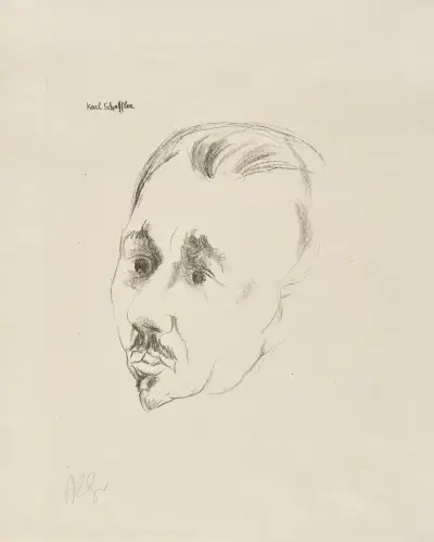Karl Scheffler av Rudolf Grossmann
