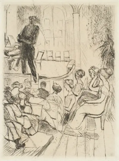 Liederabend Ludwig Wüllner av Rudolf Grossmann
