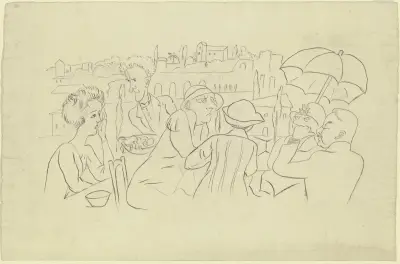 Roman café av Rudolf Grossmann