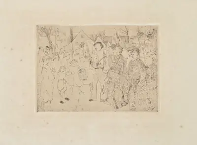 Gatmusiker av Rudolf Grossmann
