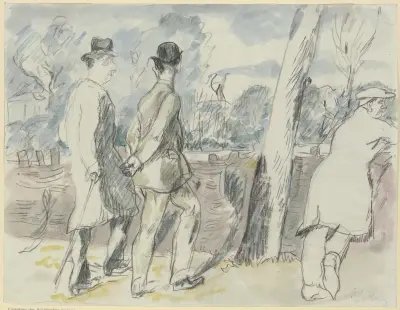 Zoo at the hippodrome av Rudolf Grossmann
