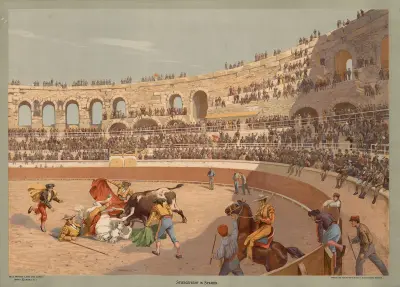 Europa – Stiergefecht in Spanien av Rudolf Hellgrewe