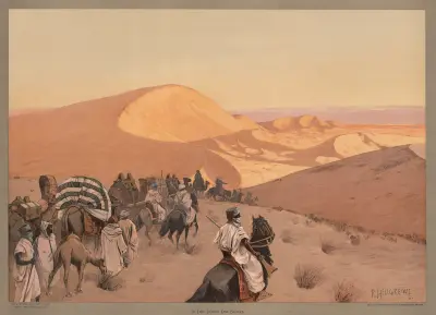 Weltverkehr – In den Dünen der Sahara av Rudolf Hellgrewe