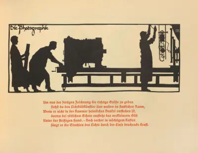 Die Schriftgiesserei im Schattenbild Pl.04 av Rudolf Koch