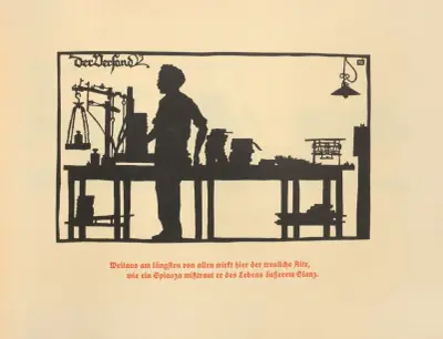 Die Schriftgiesserei im Schattenbild Pl.23 av Rudolf Koch
