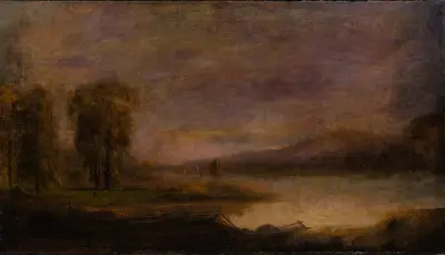 Landscape with Lake av Robert S. Duncanson