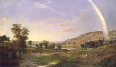 Landscape with Rainbow av Robert S. Duncanson
