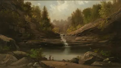 Mountain Pool av Robert S. Duncanson
