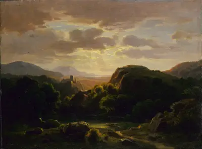 Remembrances of a Scene near Auerbach av Robert S. Duncanson