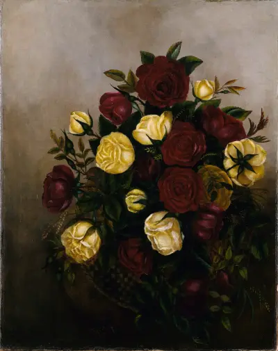 Roses Still Life av Robert S. Duncanson