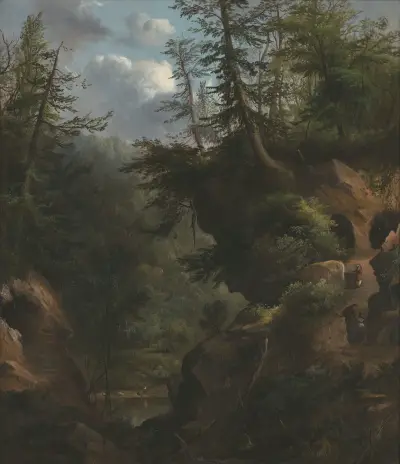 The Caves av Robert S. Duncanson
