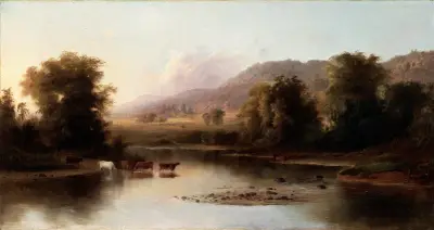 View of the St. Anne’s River av Robert S. Duncanson