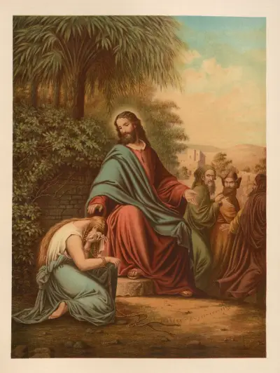 Christ and the adulteress av Jan Ladislaw Sýkora