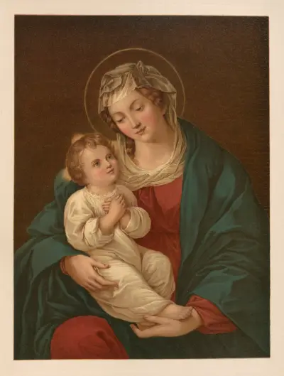 Mary with the Child Jesus av Jan Ladislaw Sýkora