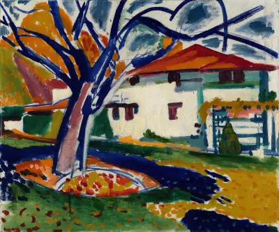 Blue Trees av Henry Lyman Saÿen