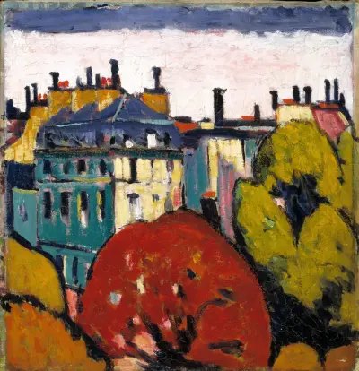 Landscape, Paris av Henry Lyman Saÿen