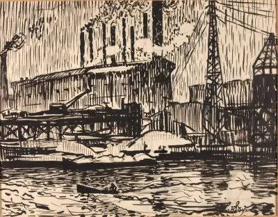 Schuylkill no. 5 av Henry Lyman Saÿen