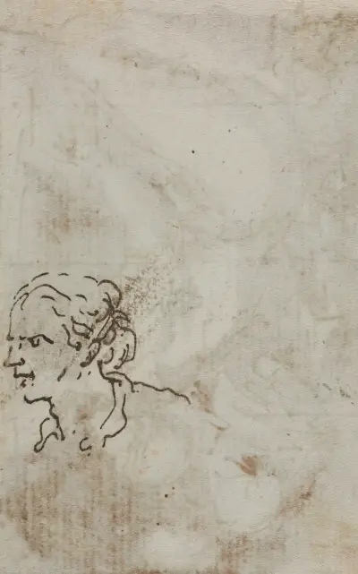 Figure Studies (verso), 1640 – nr 2 av Salvator Rosa