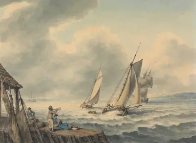 A Seascape von Samuel Howitt