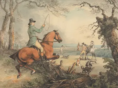 Coursing; The Kill av Samuel Howitt