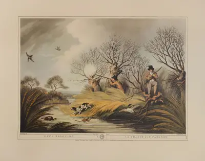 Duck Shooting av Samuel Howitt