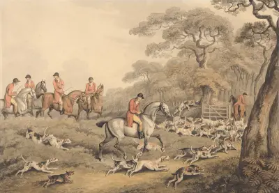 Foxhunting; Going to Cover, Samuel Howitt