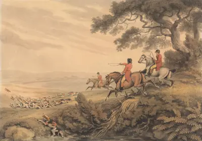 Foxhunting; The Chase, Samuel Howitt