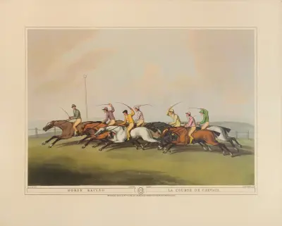 Horse Racing av Samuel Howitt