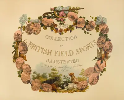 Orme’s Collection of British Field Sports – Title page von Samuel Howitt