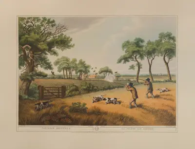 Partridge Shooting, 2 av Samuel Howitt