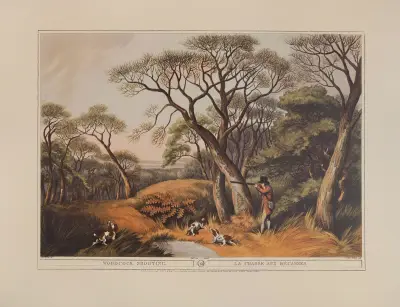Woodcock Shooting av Samuel Howitt