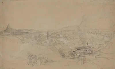 Rome from San Spirito von Samuel Palmer
