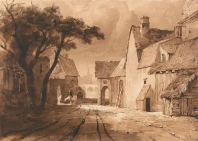 Study of Old Buildings, Samuel Palmer