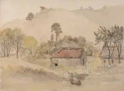 The Barns – nr 2 av Samuel Palmer