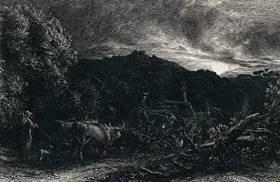 The Weary Ploughman, Samuel Palmer