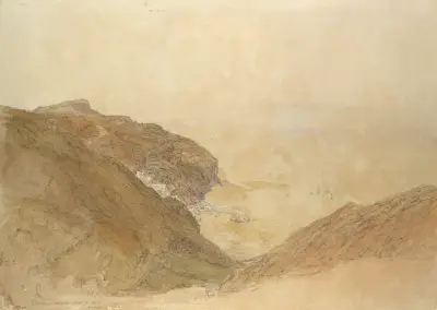 View of Clovelly, Devon von Samuel Palmer