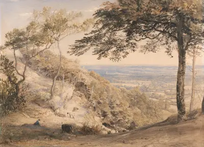 Wilmot’s Hill, Kent av Samuel Palmer