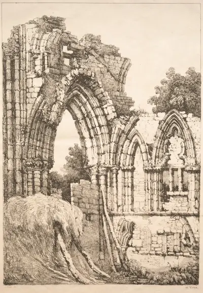 At York, Ruins av Samuel Prout
