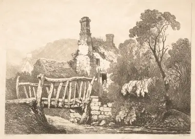 Near Byland av Samuel Prout