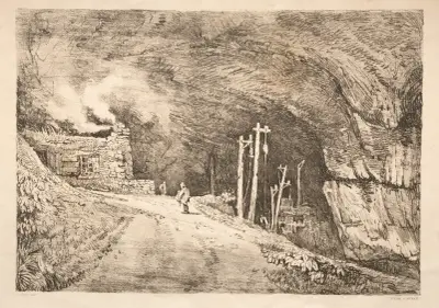Peak Cavern av Samuel Prout