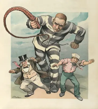 By the grace of ‘Justice’ av John Samuel Pughe