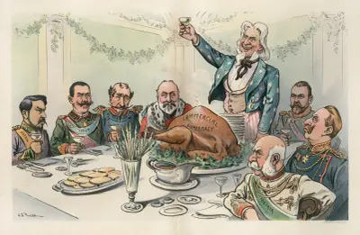 Our international thanksgiving dinner av John Samuel Pughe
