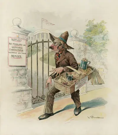 Puck’s presidential impossibility. The political peanut vender av John Samuel Pughe