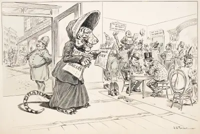 The Inside Situation in Tammany Hall in 1903 av John Samuel Pughe