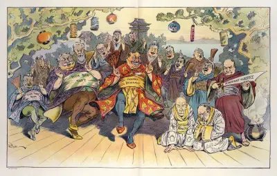 ‘The Mikado’ – second and last act av John Samuel Pughe