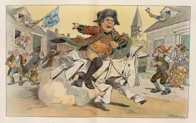 Populisten Paul Revere av John Samuel Pughe
